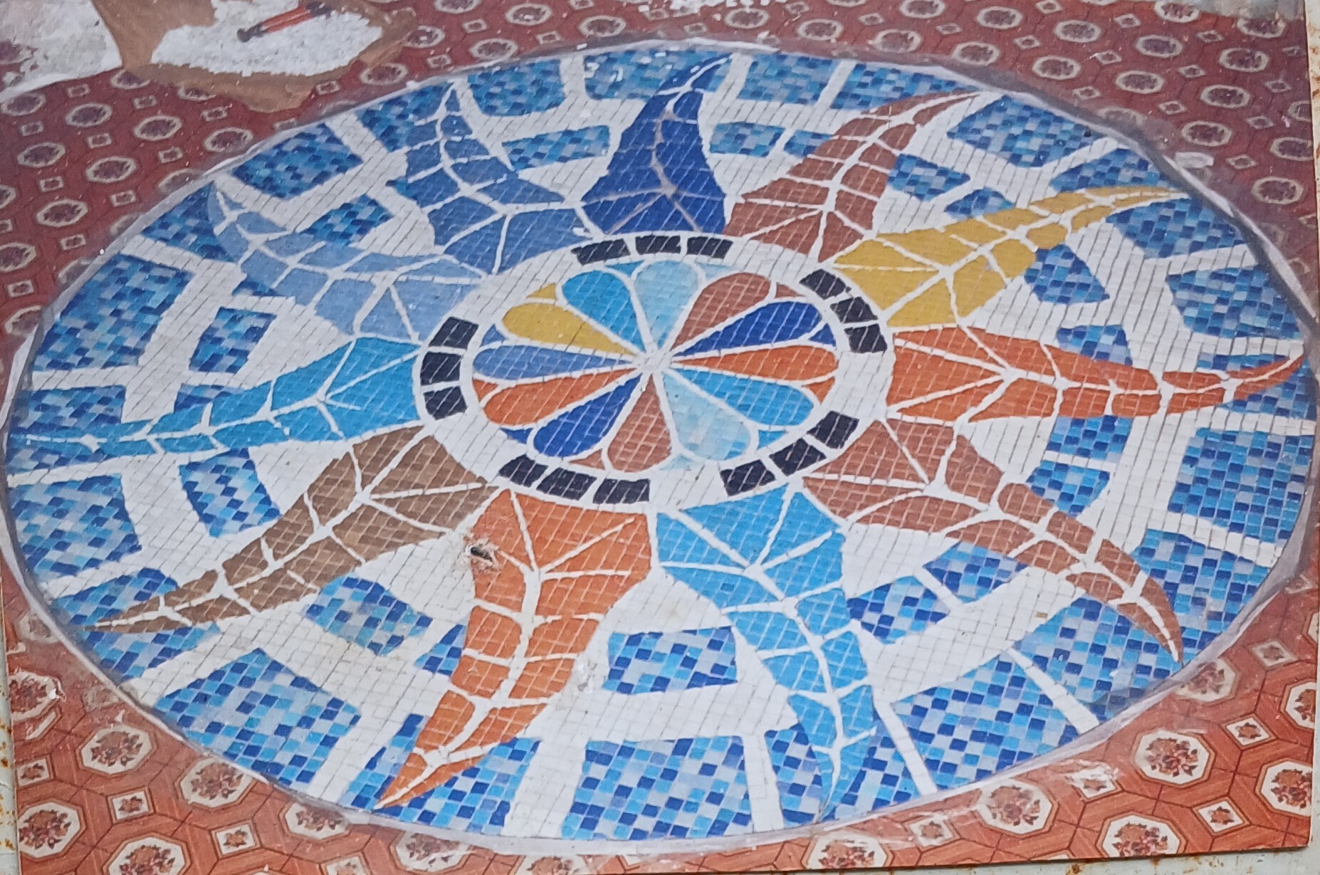 Mosaïque Derev - Réalisation